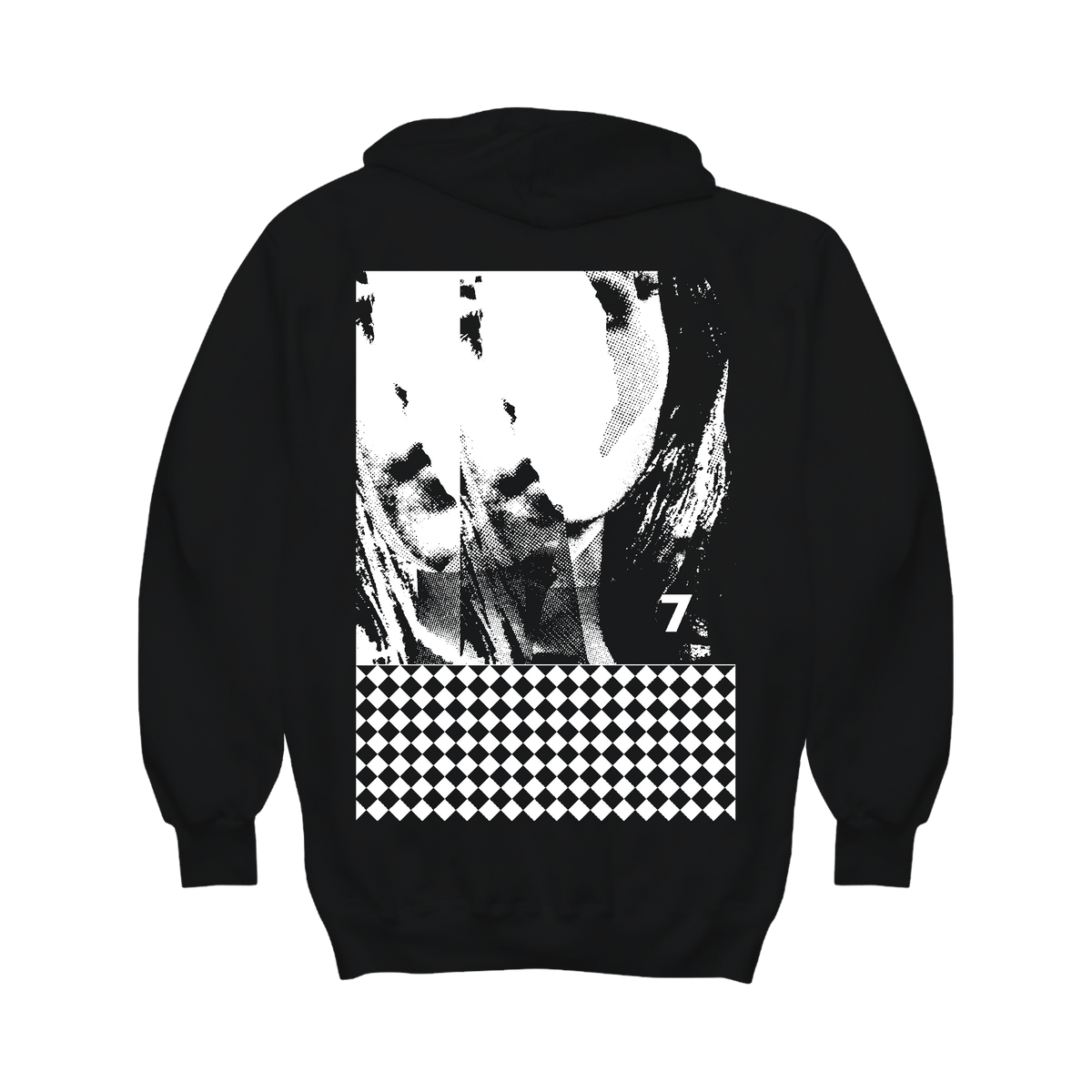 7 Pullover Hoodie - Black – BEACH HOUSE