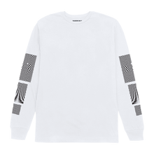 Load image into Gallery viewer, 7 Op Art White Long Sleeve

