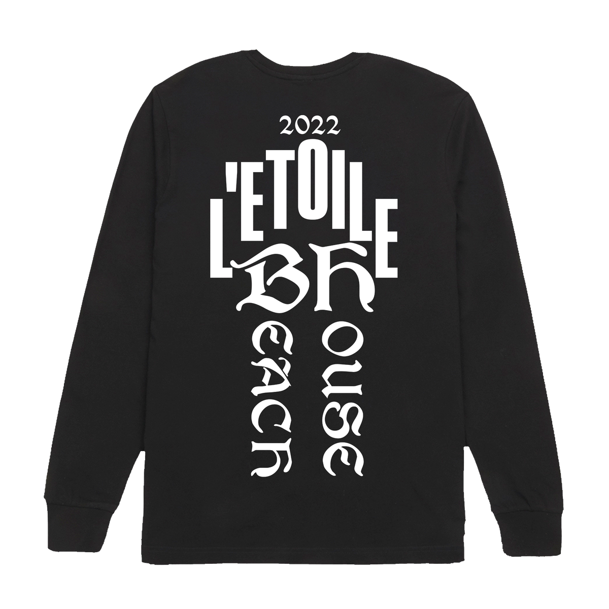 L'Etoile Black Long Sleeve Tee – BEACH HOUSE
