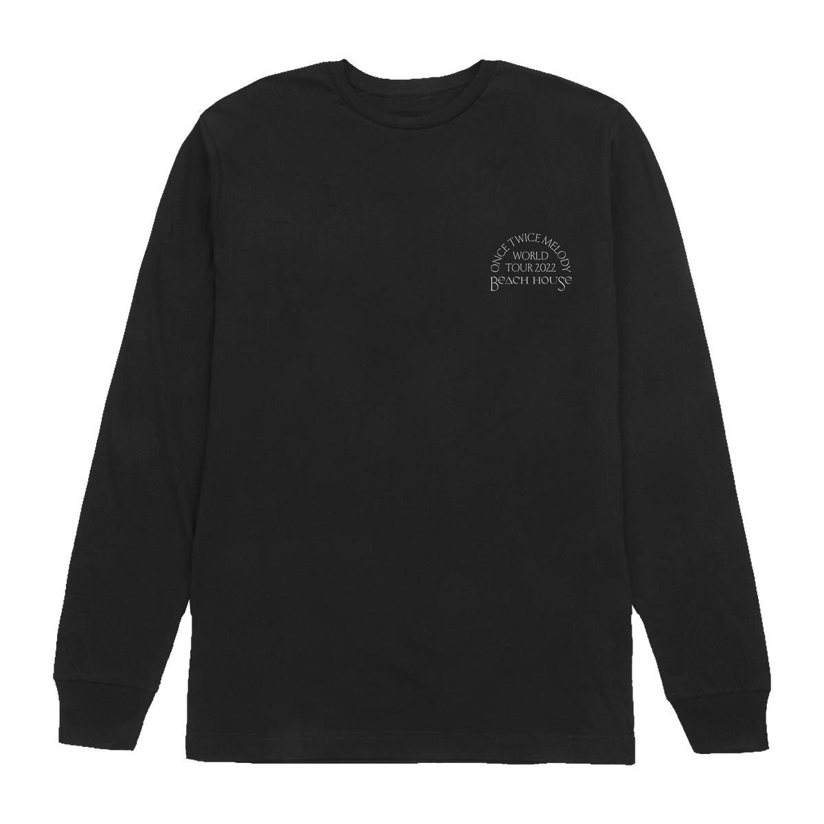 Stained Glass Tour Black Long Sleeve tee – BEACH HOUSE