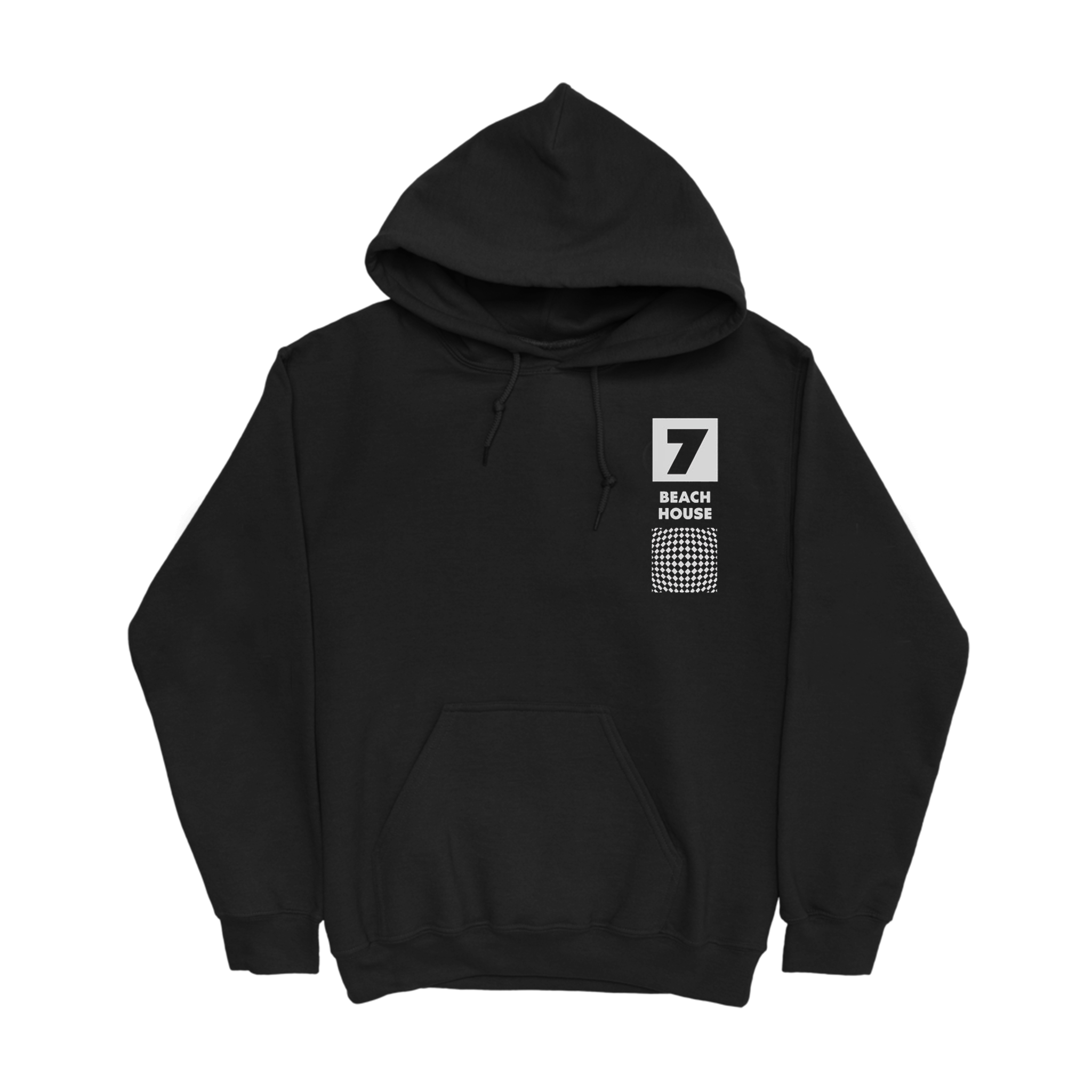 7 Pullover Hoodie - Black – BEACH HOUSE 7 Pullover Hoodie - Black – BEACH HOUSE