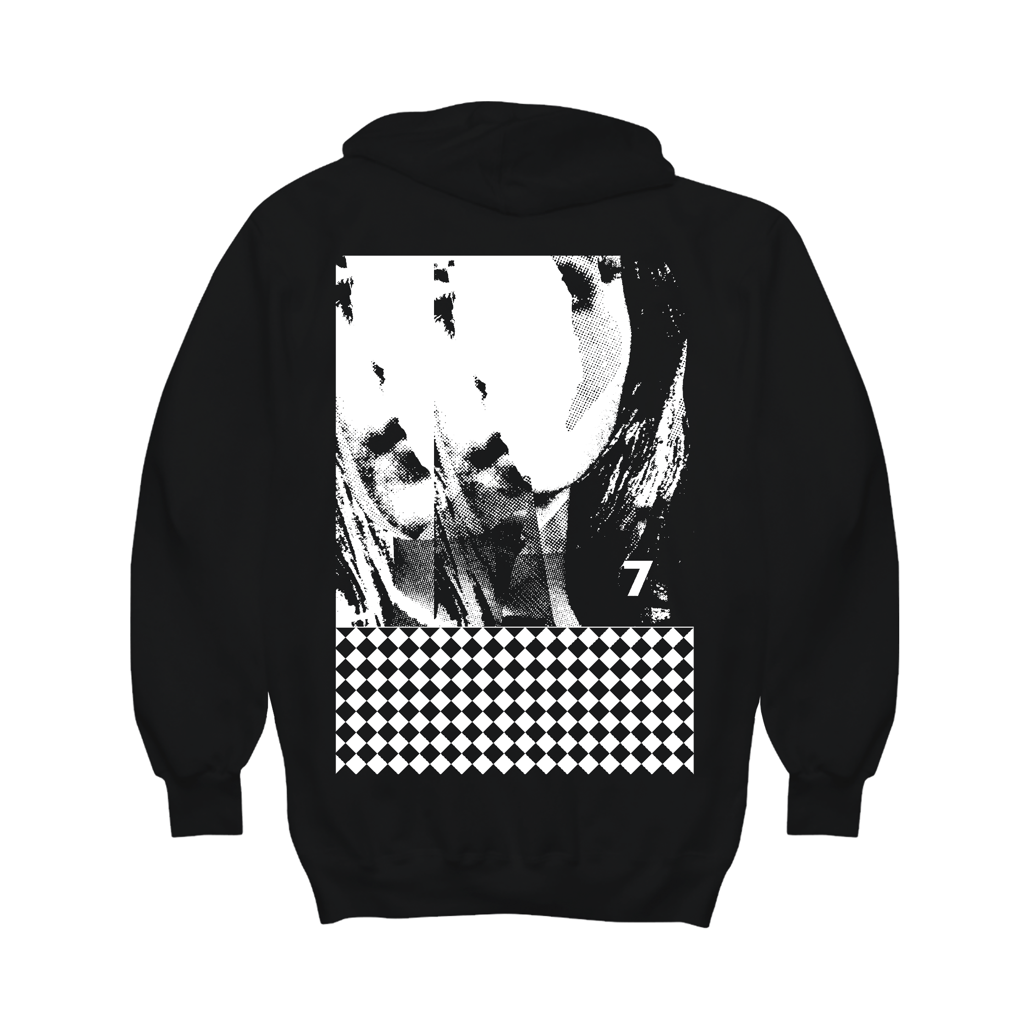 7 Pullover Hoodie - Black – BEACH HOUSE