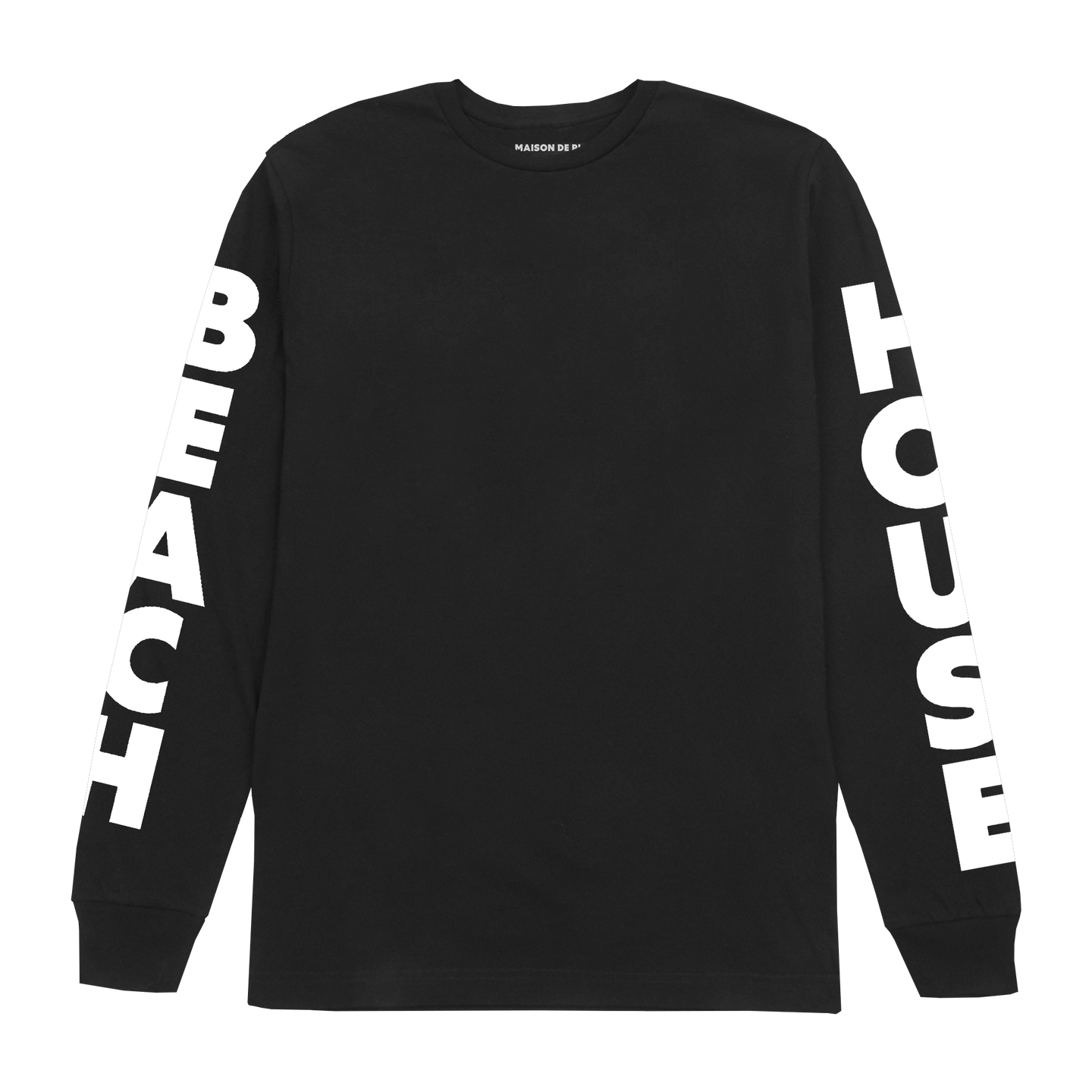 7 Black Long Sleeve Tee