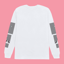 Load image into Gallery viewer, 7 Op Art White Long Sleeve
