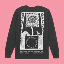 Load image into Gallery viewer, Beach House Black Rose Long Sleeve Tee
