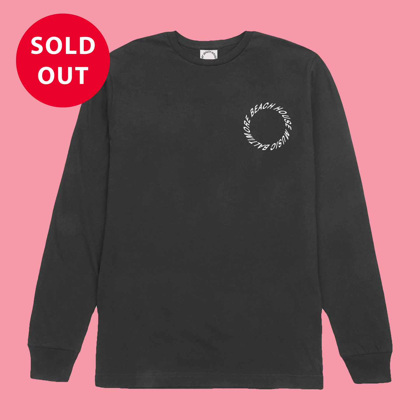 Beach House Black Rose Long Sleeve Tee