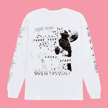 Load image into Gallery viewer, Skater Long Sleeve White Tee
