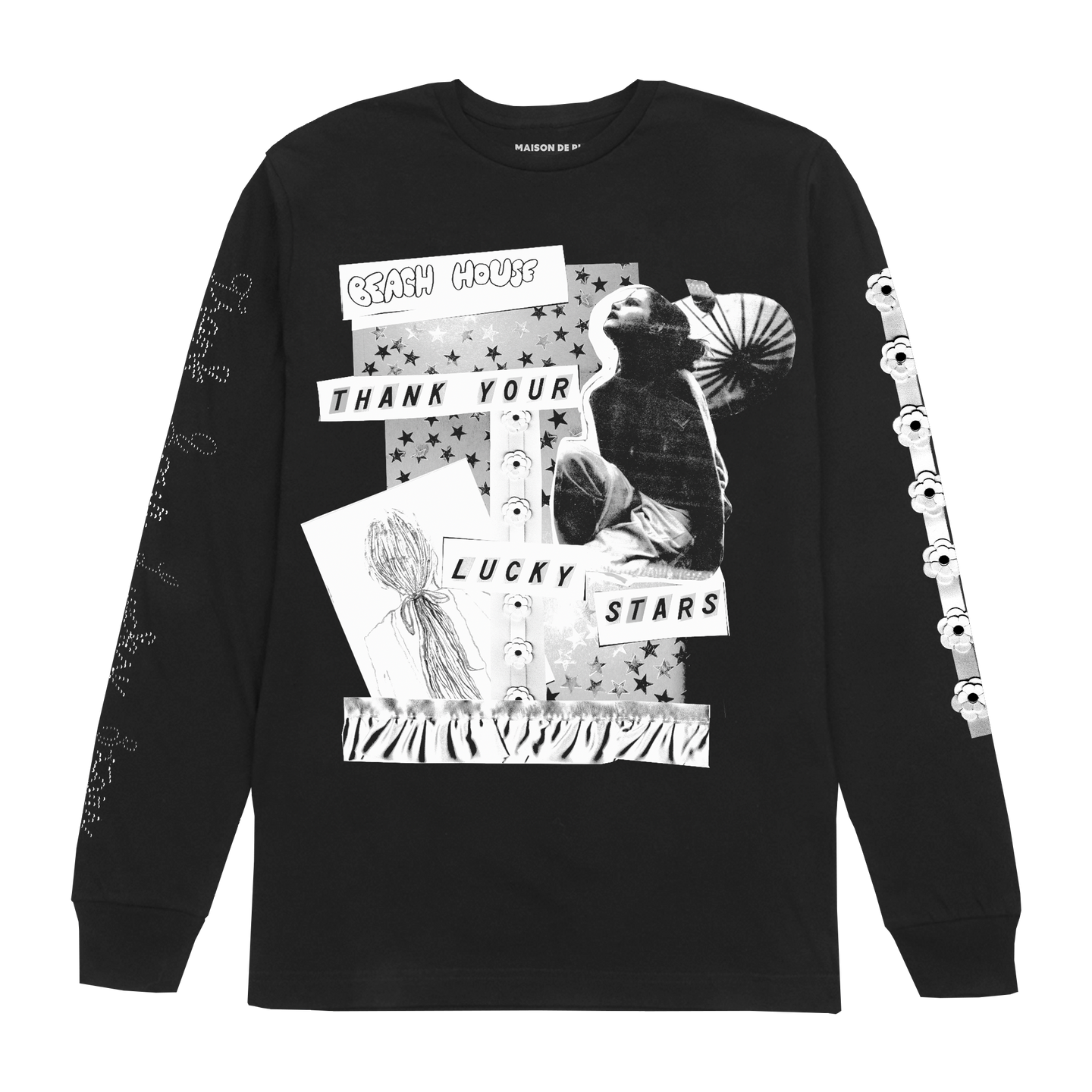 Skater Long Sleeve Black Tee