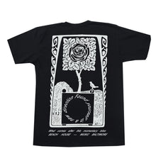 Load image into Gallery viewer, Beach House Black Rose Tee
