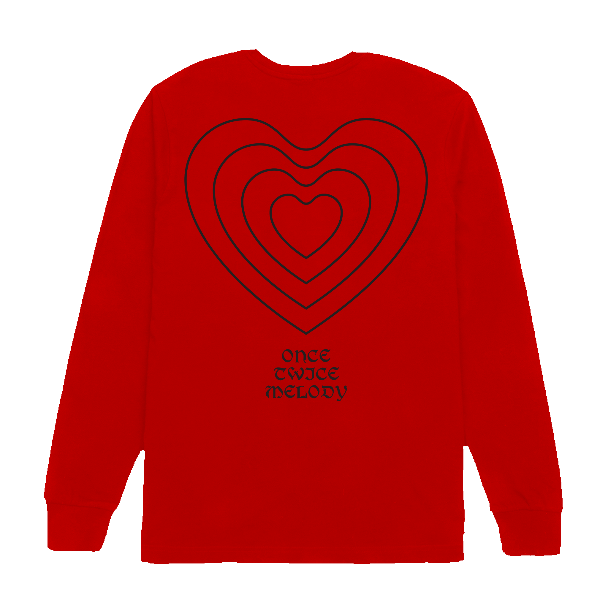 OTM Heart Red Long Sleeve Tee – BEACH HOUSE