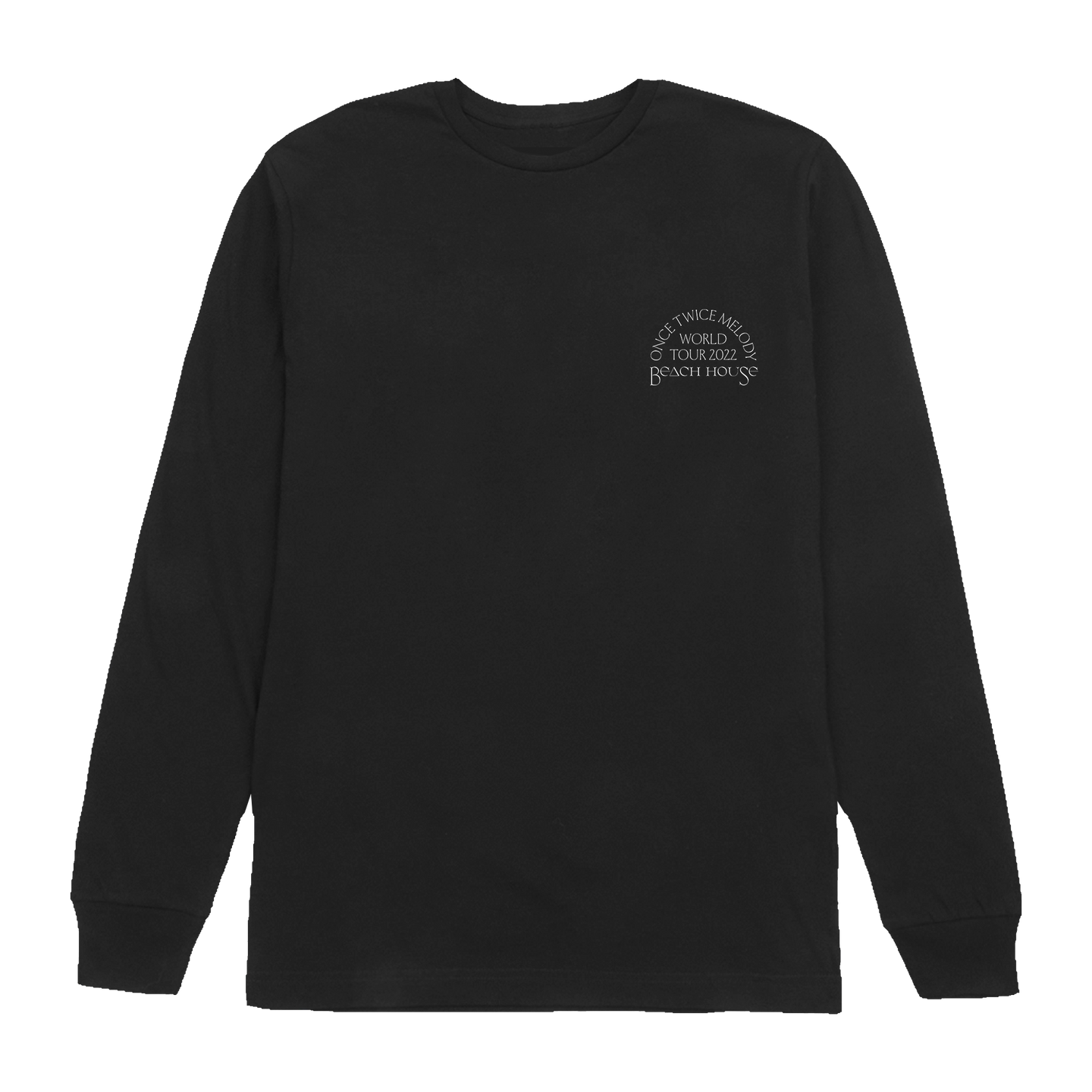 Stained Glass Tour Black Long Sleeve tee