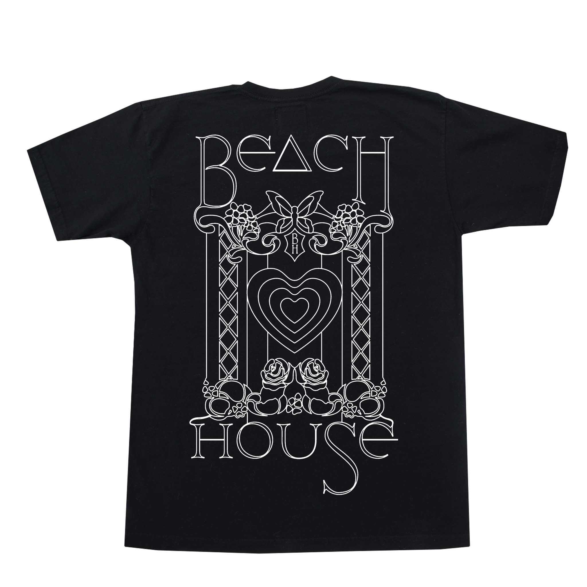 Stained Glass Tour Black T-Shirt – BEACH HOUSE
